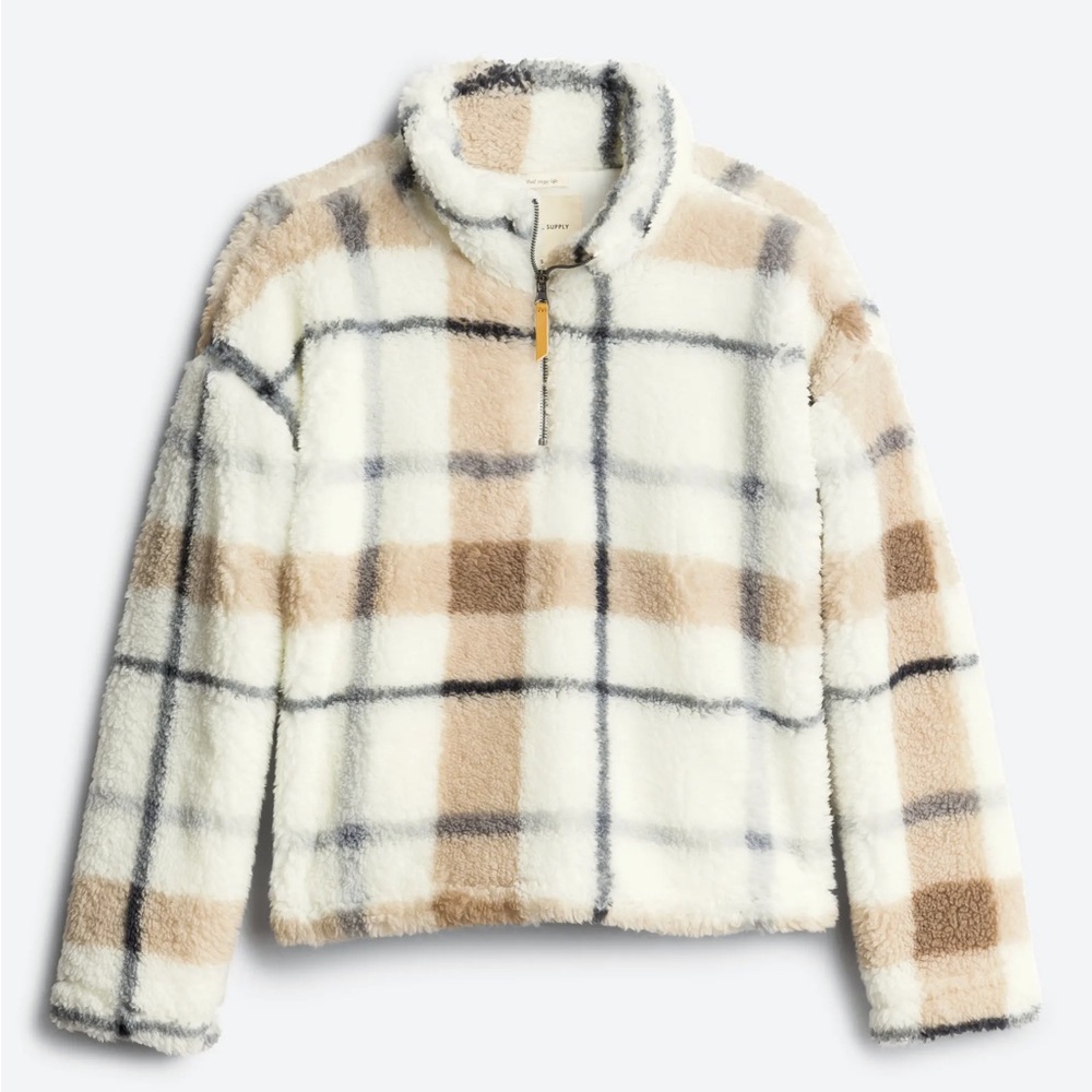 THREAD & SUPPLY Carina Faux Fur Jacket - small